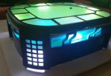 Lo stadio modello è stampato in 3D