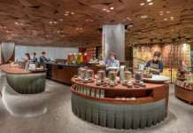 Bar stampato in 3D nello store Starbucks di Shanghai