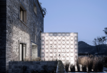 Padiglione da giardino stampato in 3D in Cina