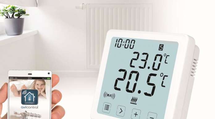 Cronotermostato Wi-Fi Touchscreen di Avidsen