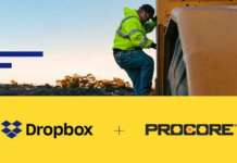 Dropbox nel building, si integra con i progetti di Procore Dropbox e Procore