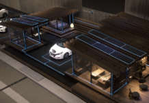 Appartamento alimentato con un’auto elettrica Nissan