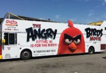 Advertising in 3D per il film di Angry Birds