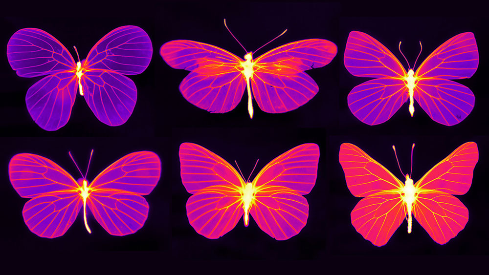 Imaging termico farfalle