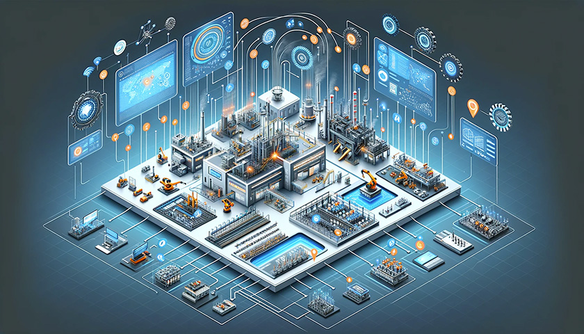 DALL·E smart factory