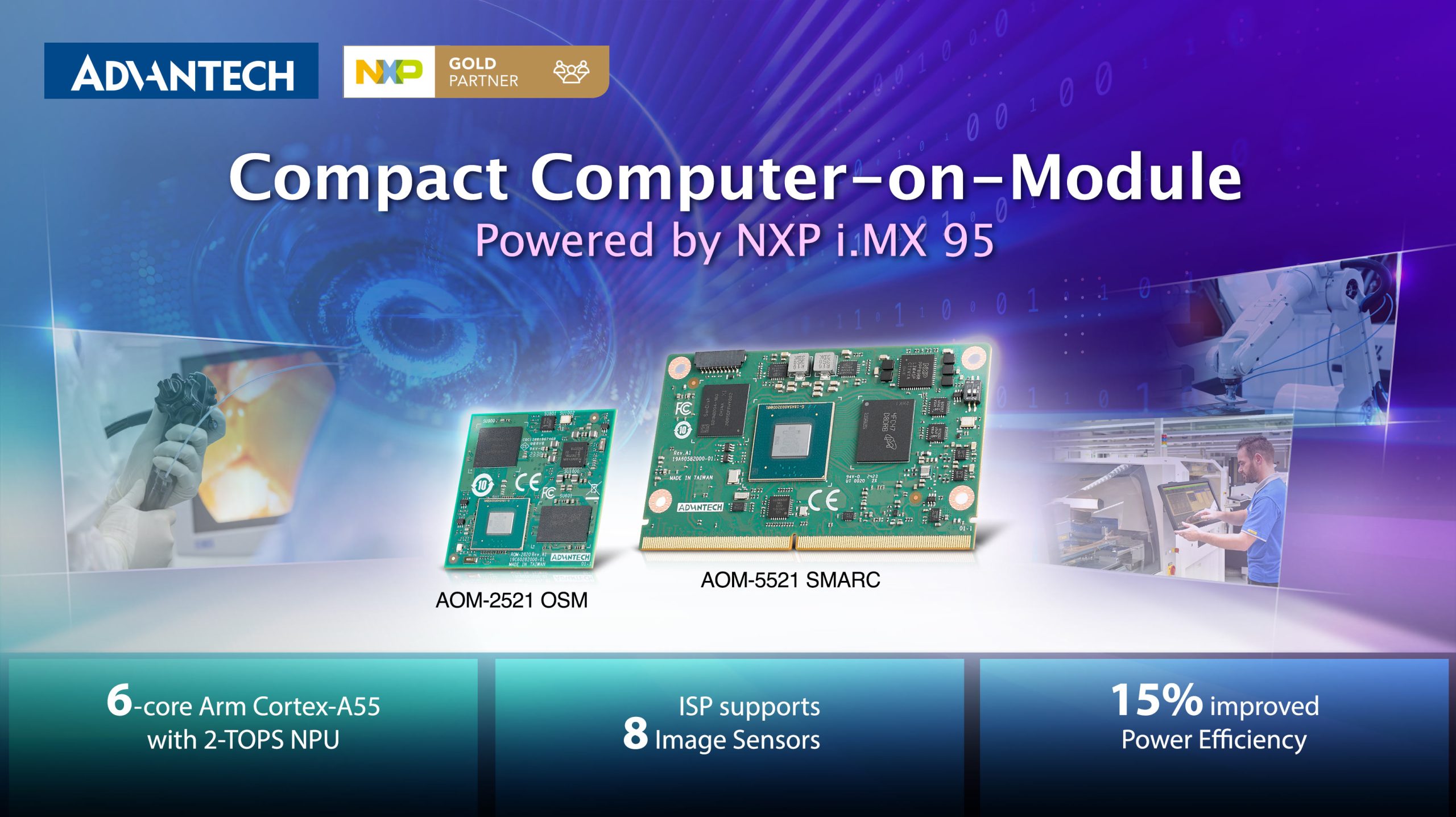 Da Advantech, due nuovi Computer-on-Module per applicazioni edge AI e ...