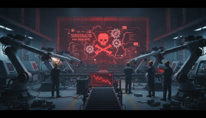 Impatto economico ransomware settore manifatturiero 2025