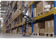 Physical AI nei magazzini: come i robot umanoidi cambiano la logistica vodafone accenture sap robot physical AI