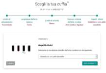 Configuratore online made in Italy per scegliere la cuffia protesica configuratore