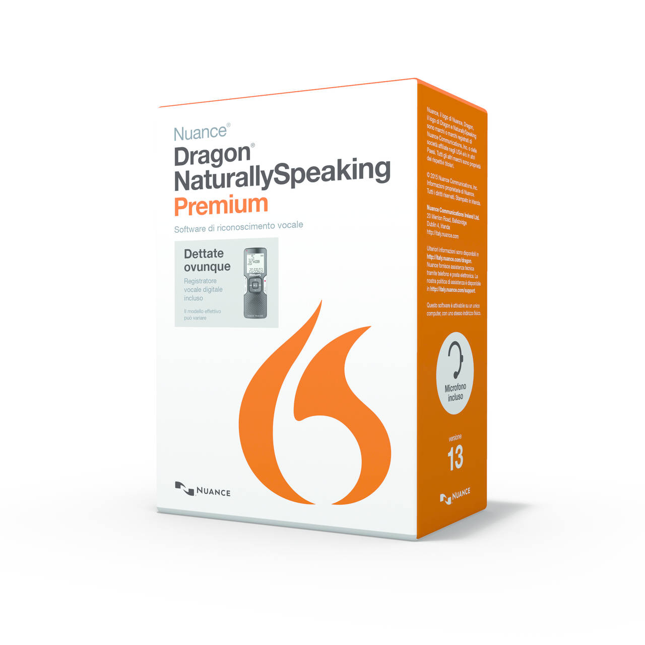 Dragon NaturallySpeaking 13 scatola