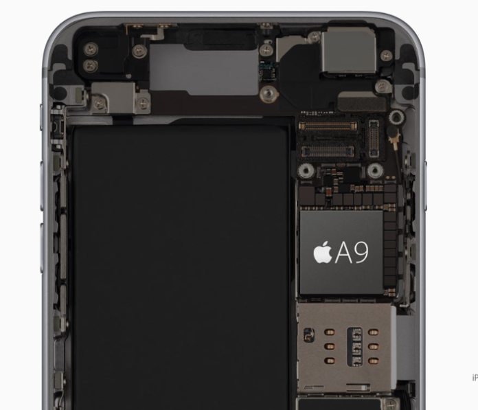 Processore a9 autonomia dell'iPhone 6s