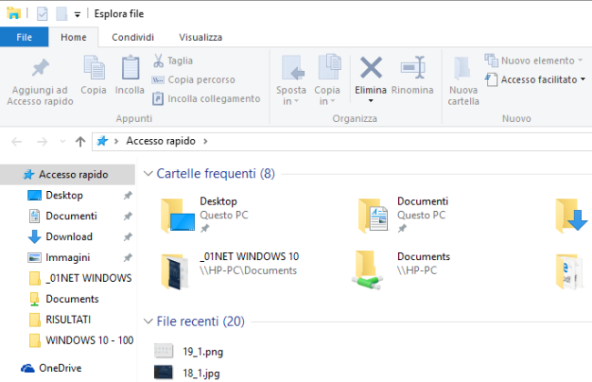 Windows 10 Come usare Esplora risorse e la nuova funzionalità Accesso ...