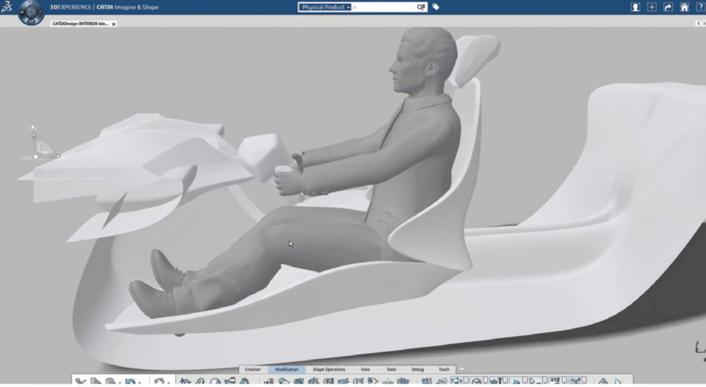 FCA Dassault 3D design