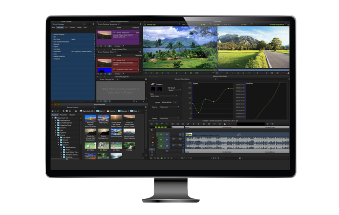 montaggio video media composer