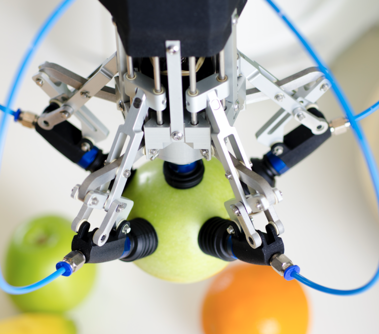 Come funziona il robot industriale che raccoglie la frutta