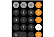 Calcolatrice di iOS 11