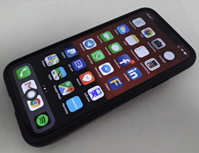 iPhone X tasto Home virtuale