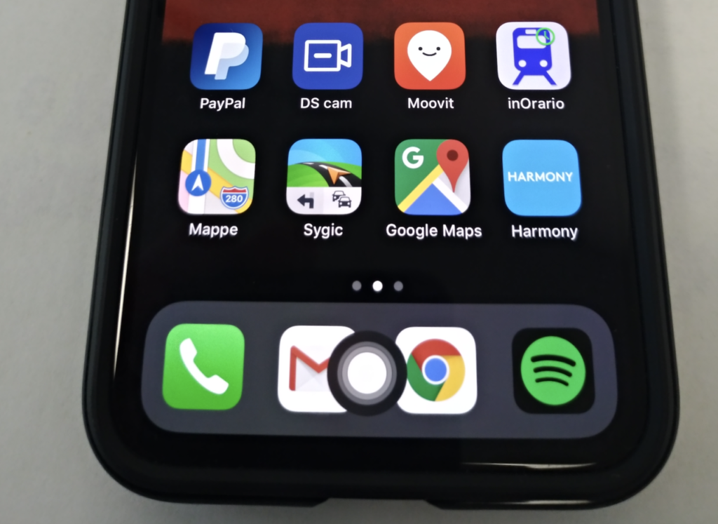 iPhone X tasto home virtuale 1