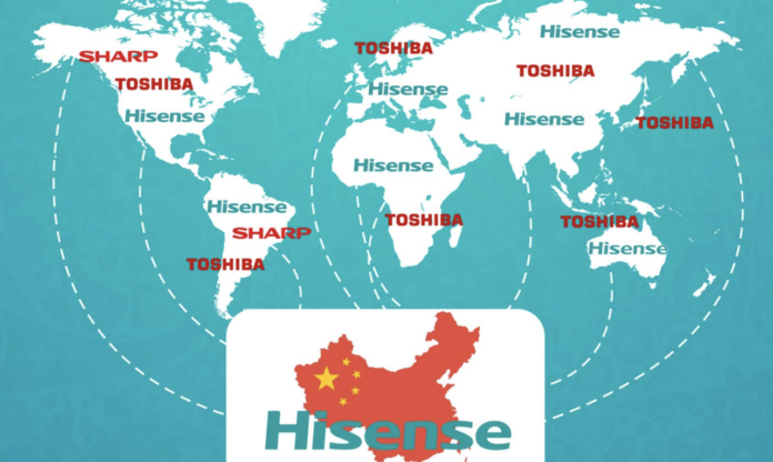 Hisense Toshiba Sharp Hisense Toshiba Sharp