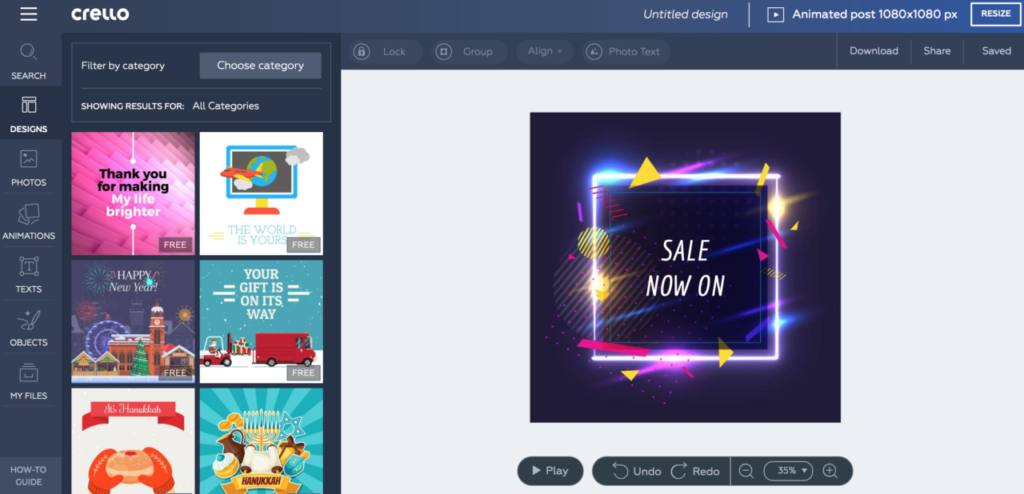 Crello Animation Maker