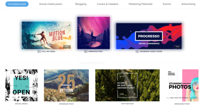 Crello_HomePage Crello Animation Maker