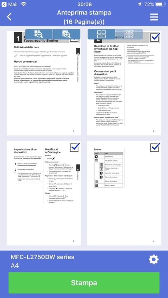 stampare un documento da smartphone
