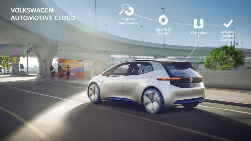 Volkswagen Automotive Cloud Microsoft auto connesse