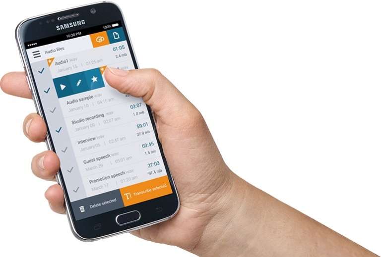 GoTranscript, dall’audio al testo con una app