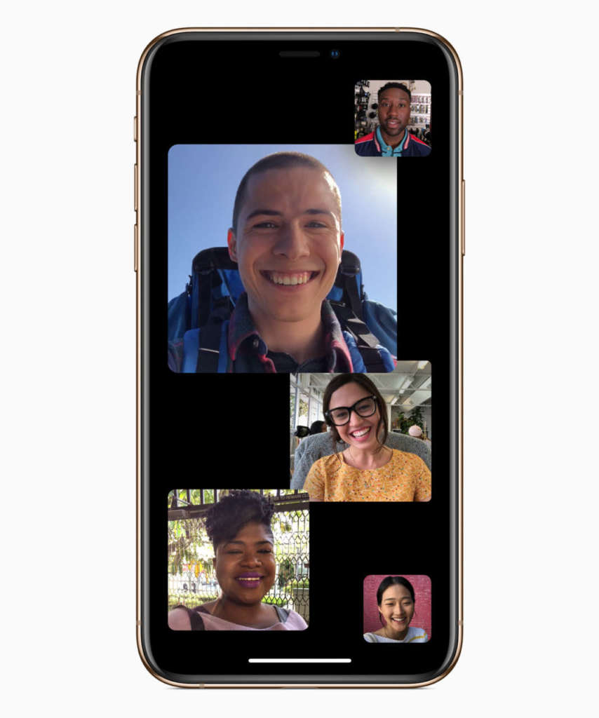 facetime chat di gruppo