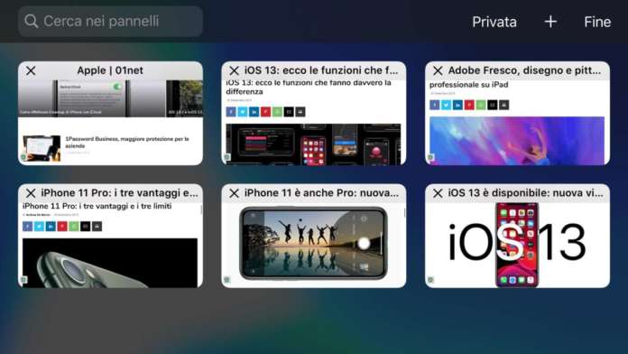 Safari iOS 13