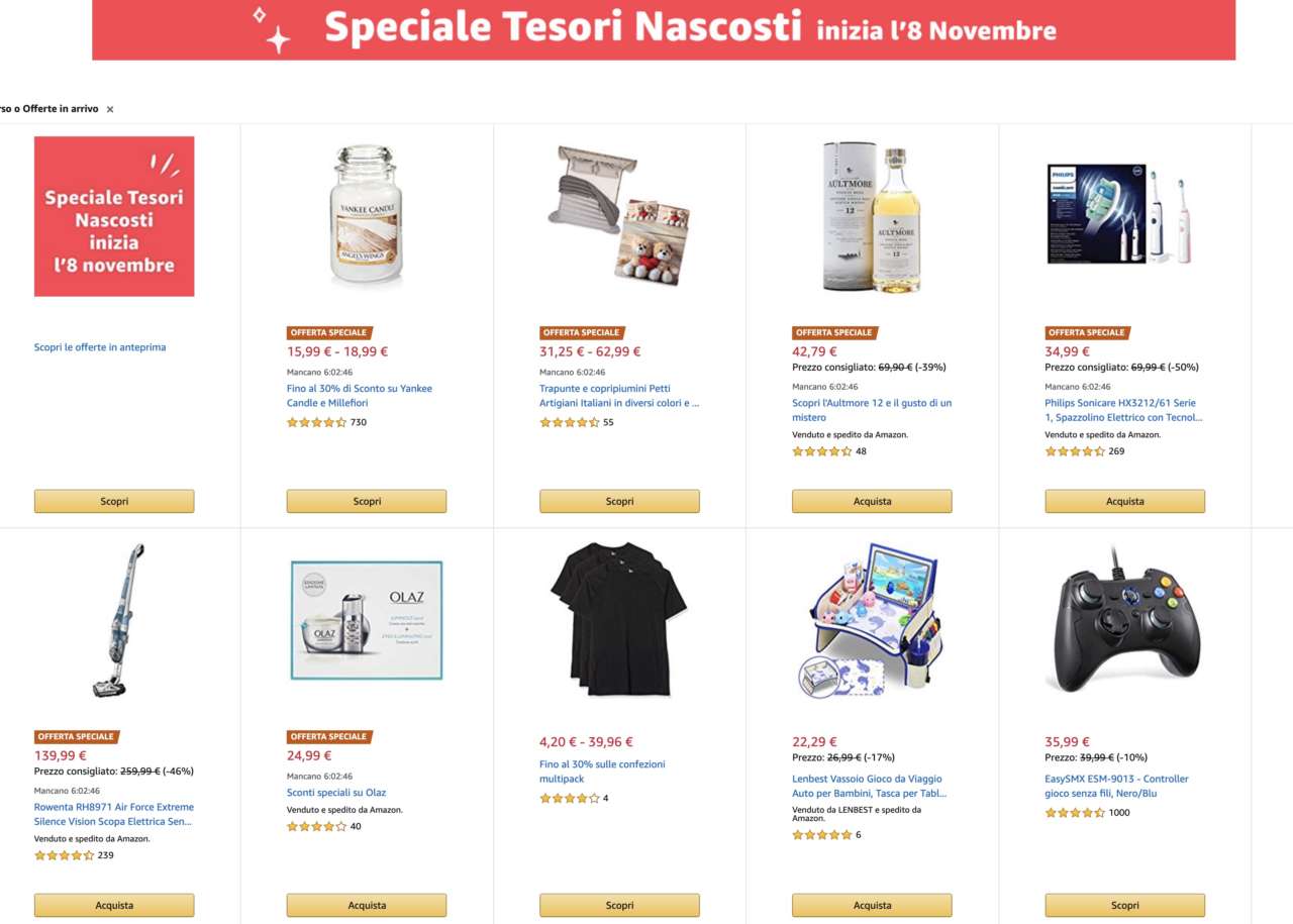 Amazon Speciale Tesori Nascosti