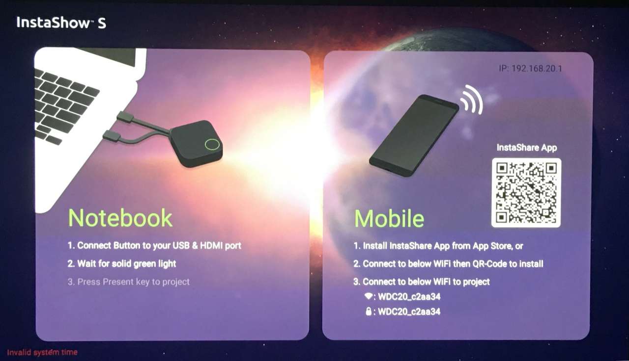 Connessione instashow