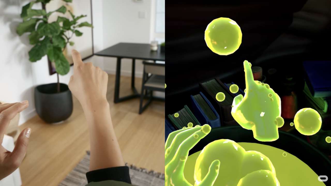 Oculus hand tracking