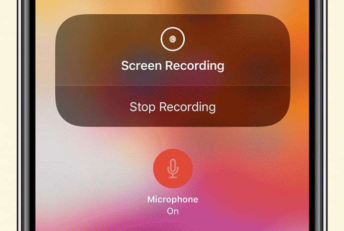 registrazione schermo iPhone