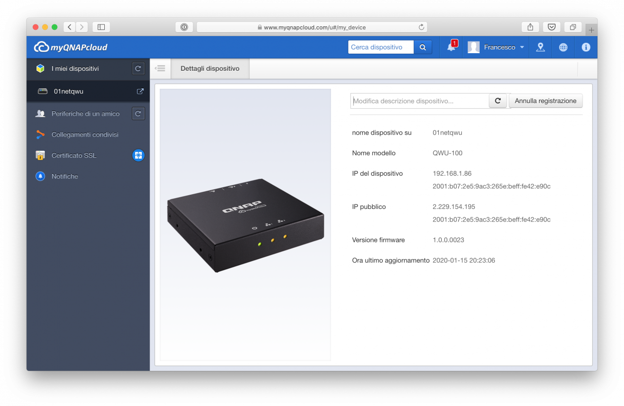 QNAP switch - MyQNAPCloud