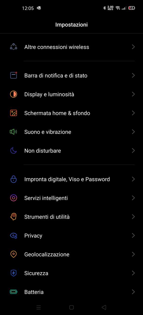 Oppo Find X2 Dark Mode