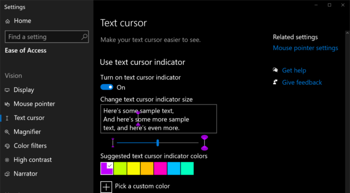Windows 10 accessibilità