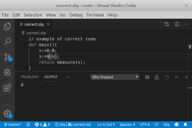 quantum computing Silq