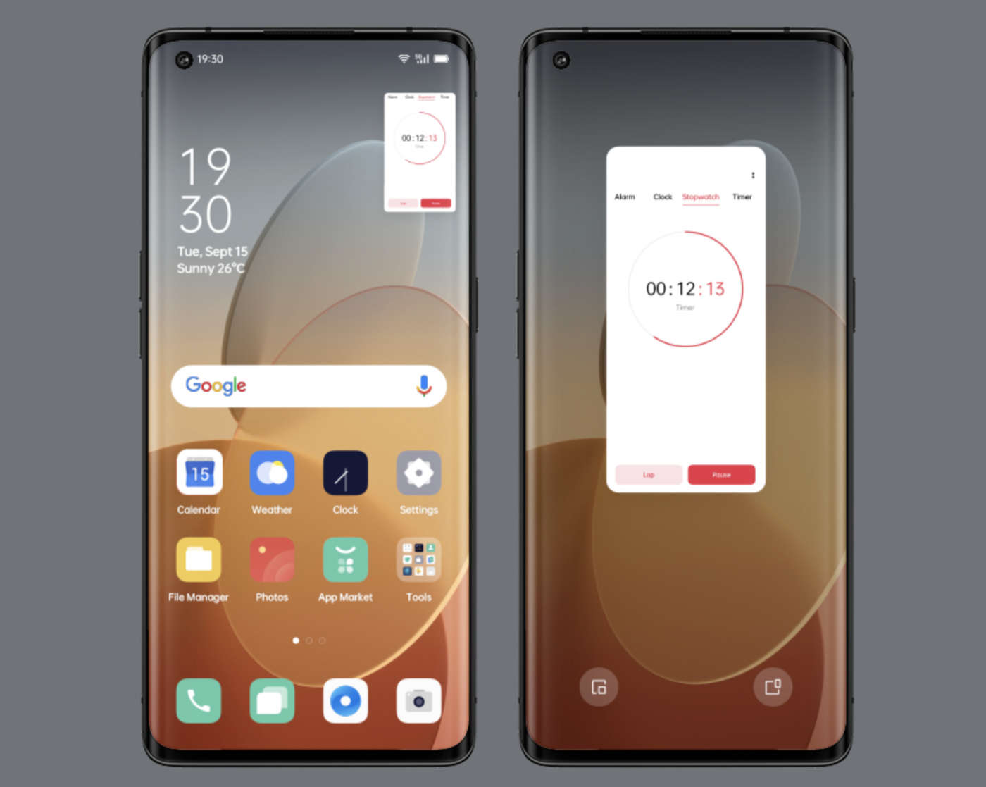 ColorOS 11 Flex Drop
