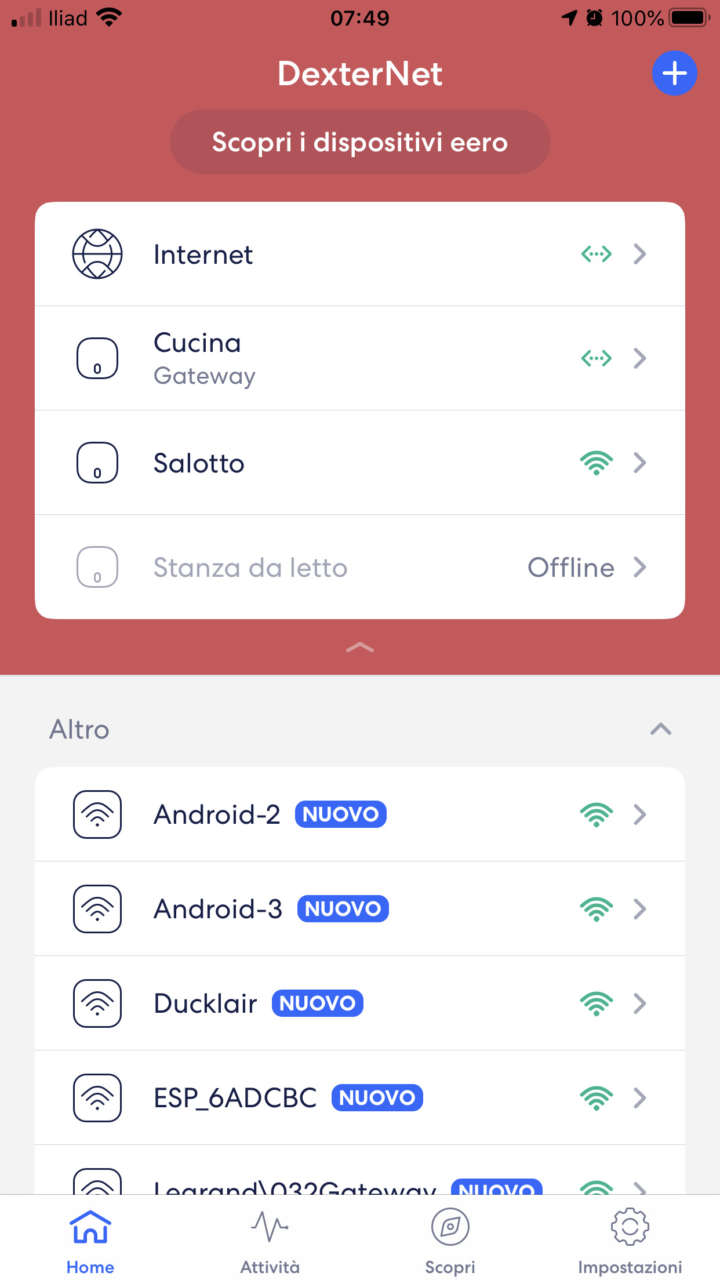 eero Home Wi-Fi System - Nodi offline