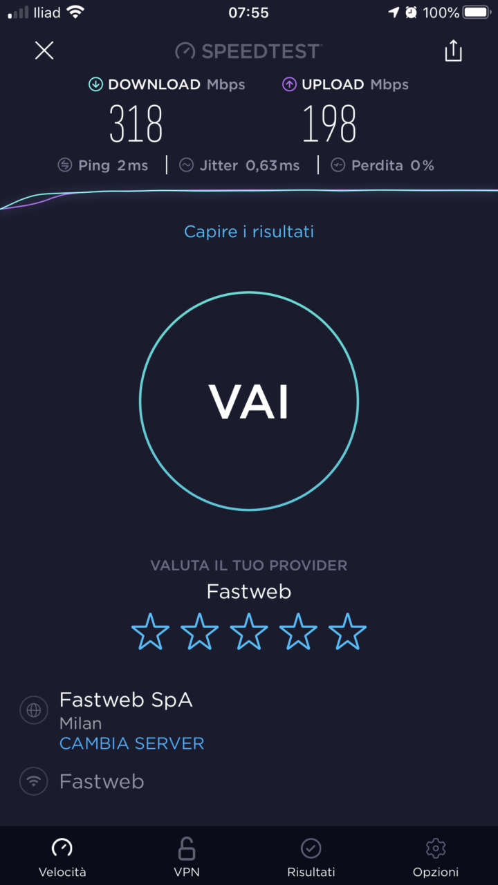 Amazon Home Wi-Fi System - Speed Test iPhone 8 Plus