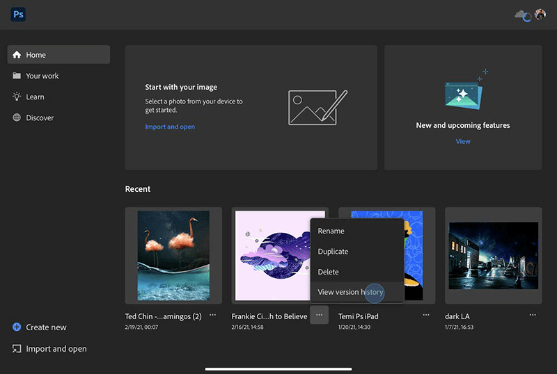 Adobe Photoshop iPad