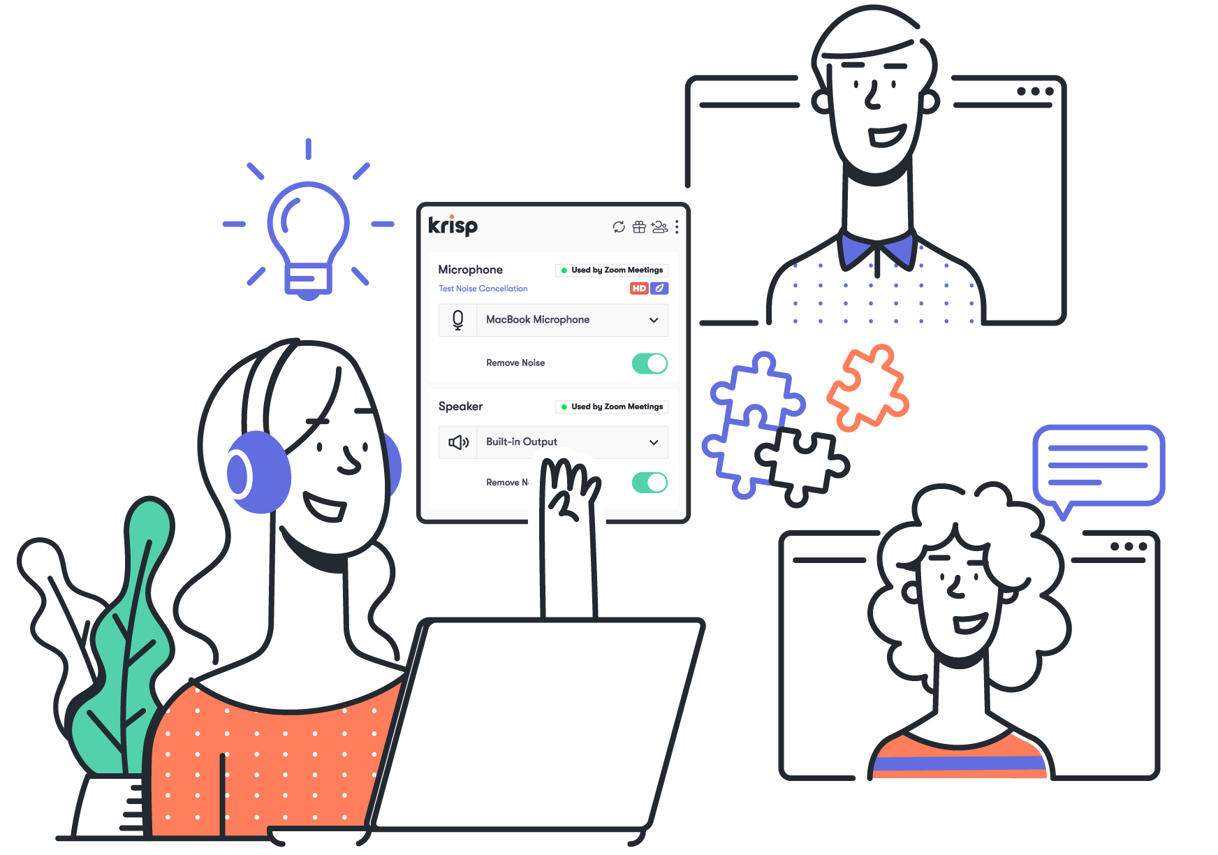 Krisp Cancellazione del rumore Krisp