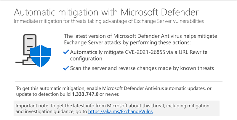 Microsoft Defender Exchange