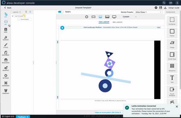 Amazon Alexa Presentation Language