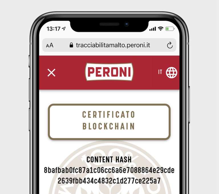 Blockchain da bere: il progetto di innovazione di Birra Peroni