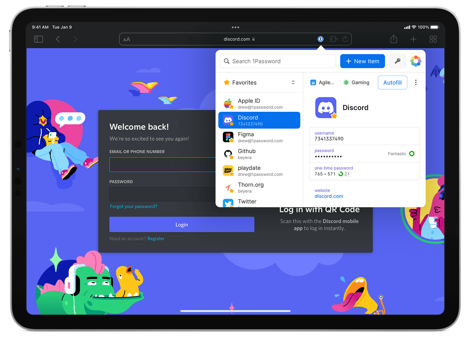 Password manager 1Password