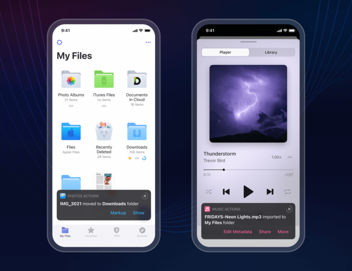 DX Smart Actions 2 Readdle Documents X iPhone
