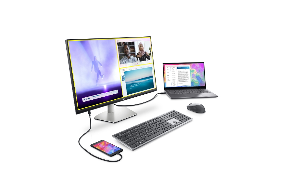 Dell 27 4K USB-C_ecosystem shot