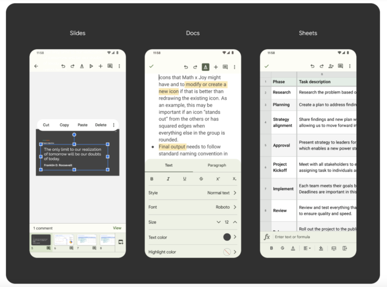 Google Workspace Android